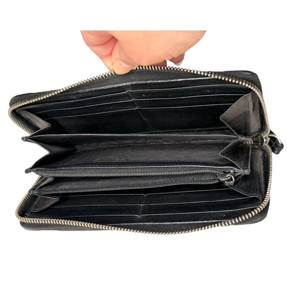 Gucci Supreme Monogram Arabesque Zip Around Walle… - image 3